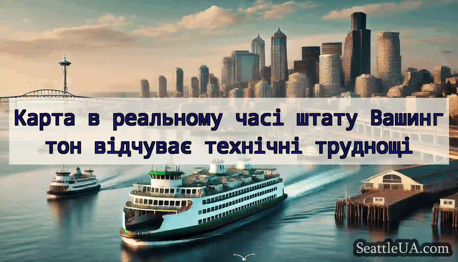 Карта в реальному часі штату Вашингтон відчуває