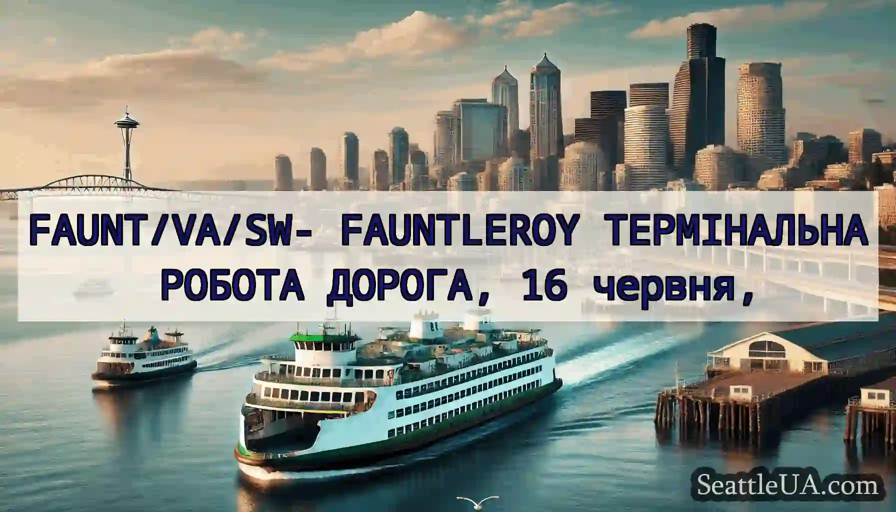 FAUNT/VA/SW- FAUNTLEROY ТЕРМІНАЛЬНА РОБОТА