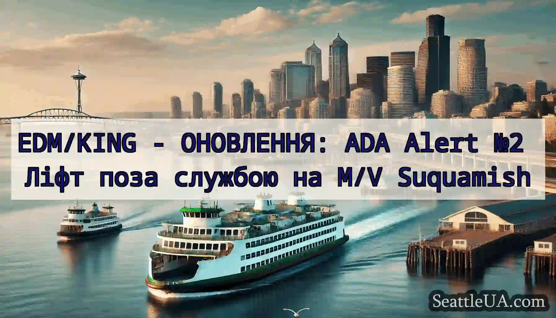 EDM/KING - ОНОВЛЕННЯ: ADA Alert №2 Ліфт поза