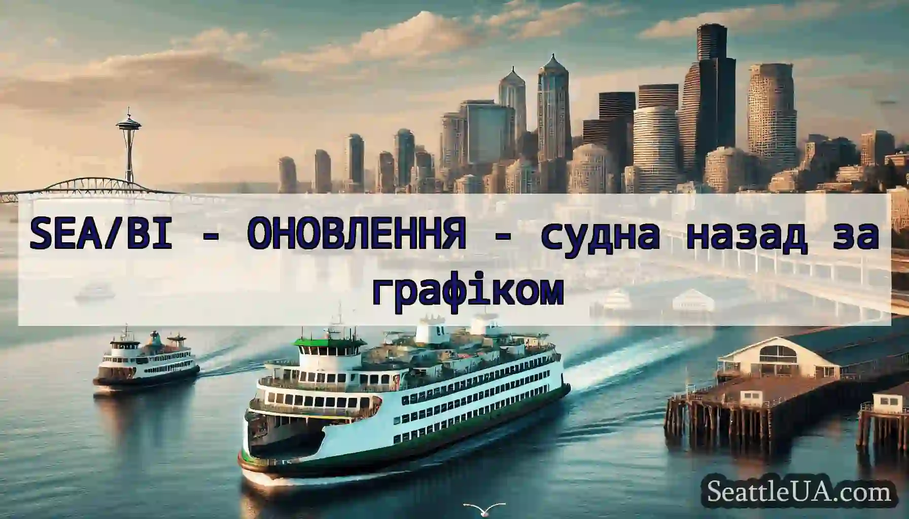 SEA/BI - ОНОВЛЕННЯ - судна назад за графіком