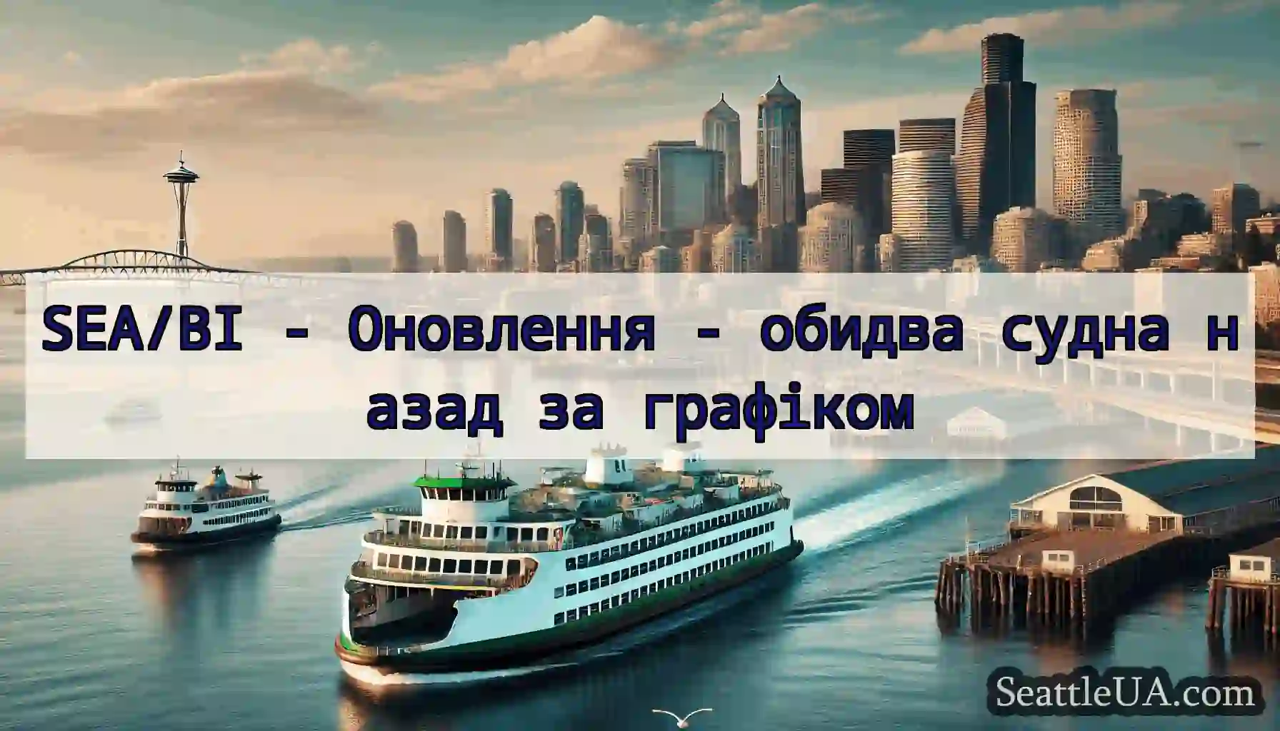 SEA/BI - Оновлення - обидва судна назад за