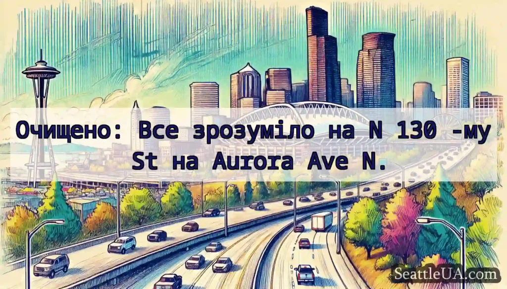 Очищено: Все зрозуміло на N 130 -му St на Aurora