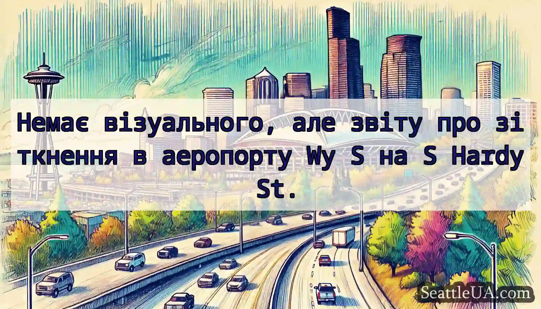 Немає візуального, але звіту про зіткнення в