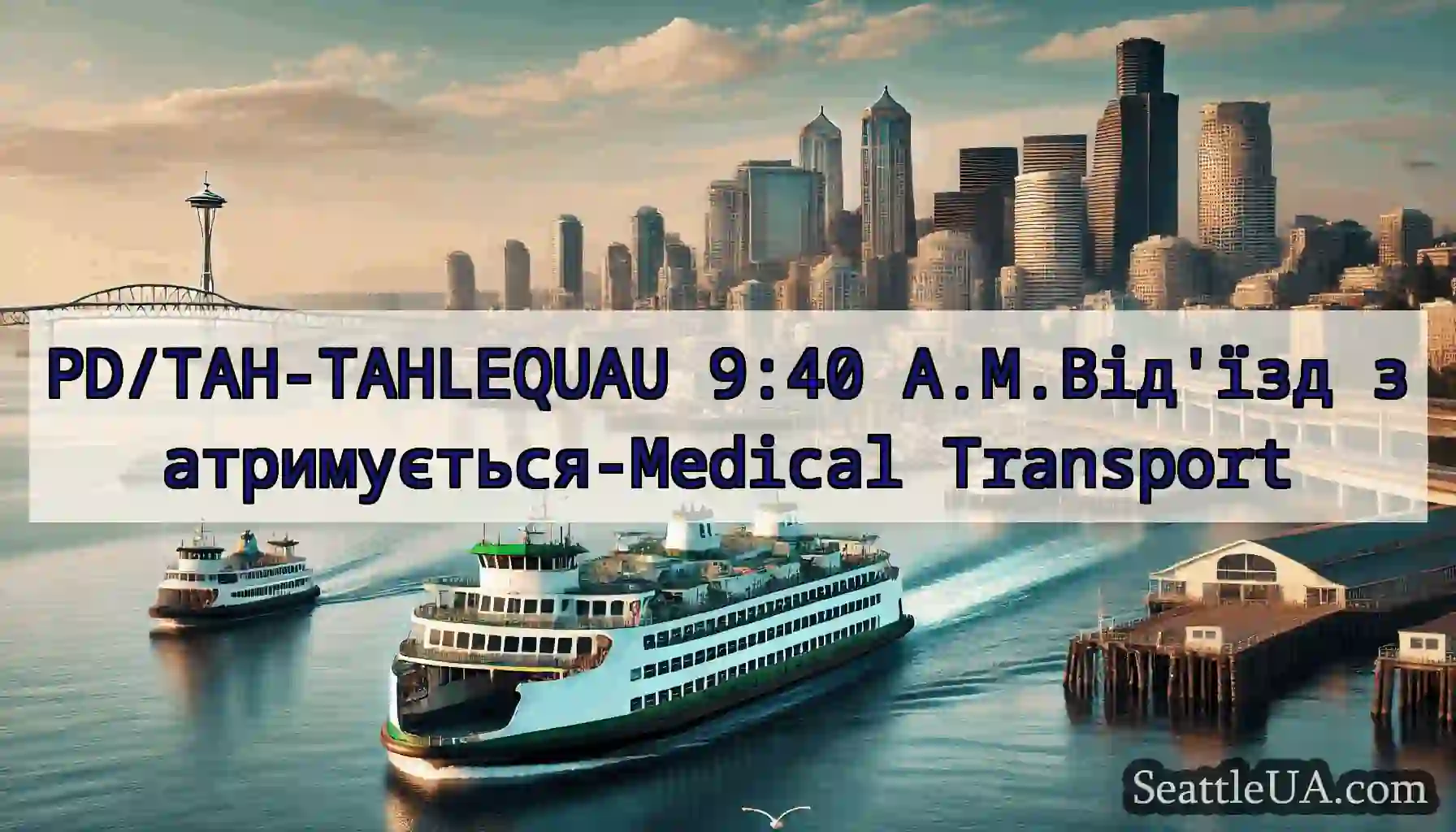 PD/TAH-TAHLEQUAU 9:40 A.M.Від'їзд