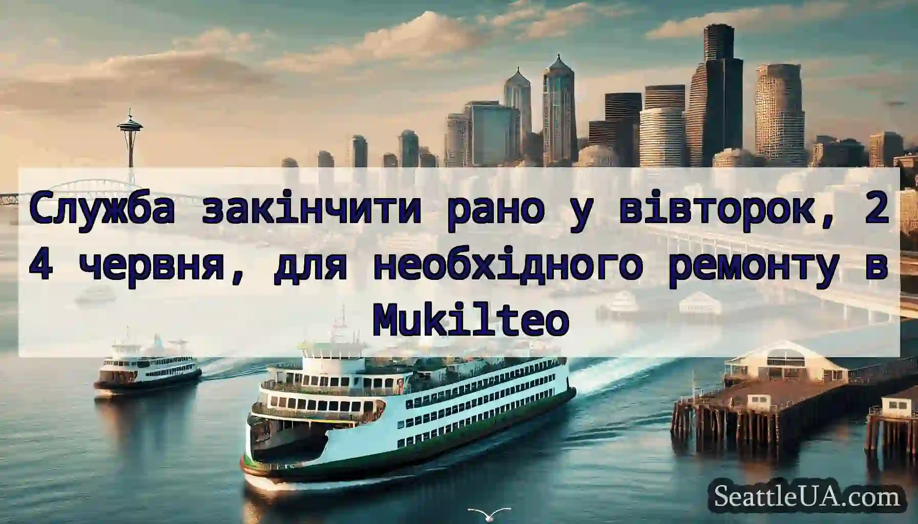 Служба закінчити рано у вівторок, 24 червня, для