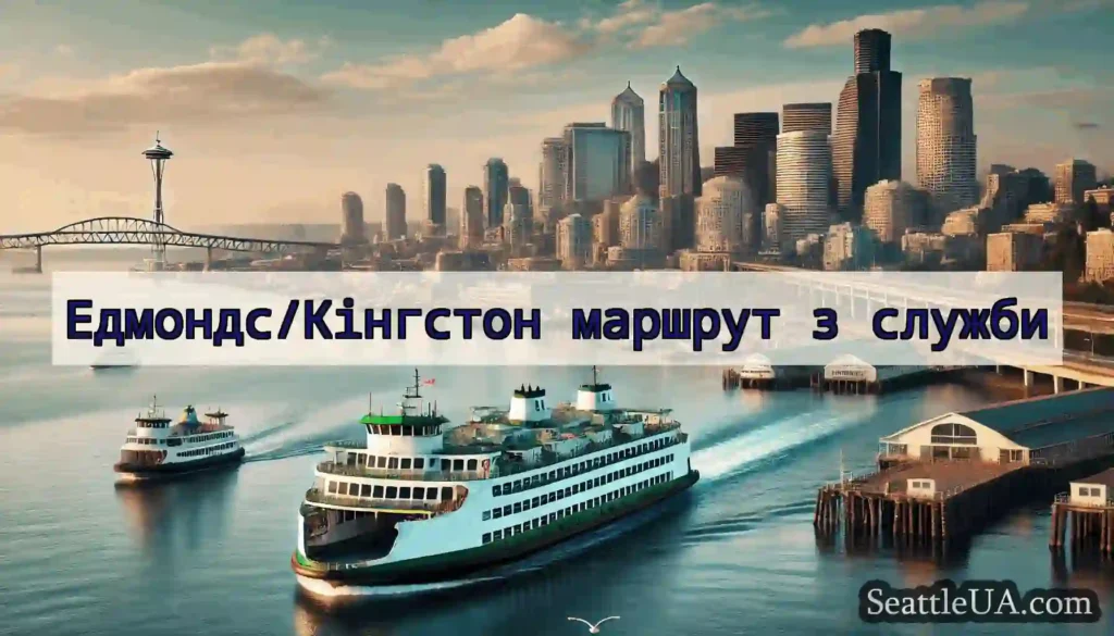 Едмондс/Кінгстон маршрут з служби