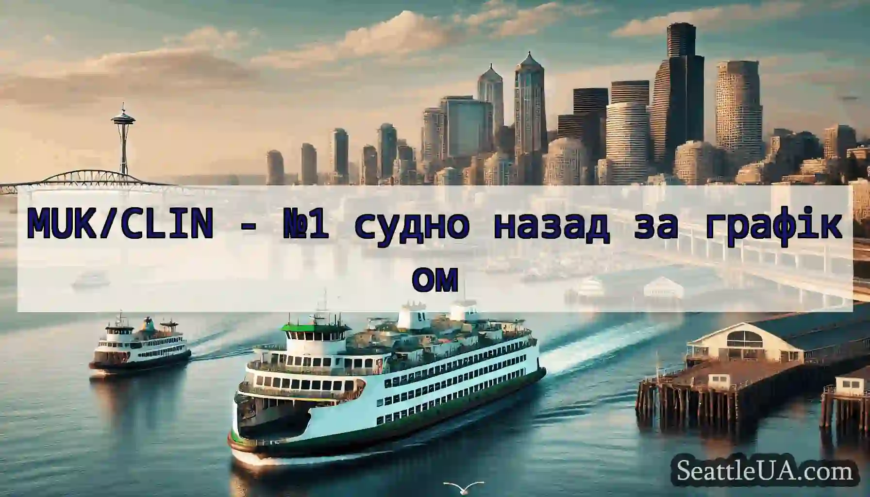 MUK/CLIN - №1 судно назад за графіком