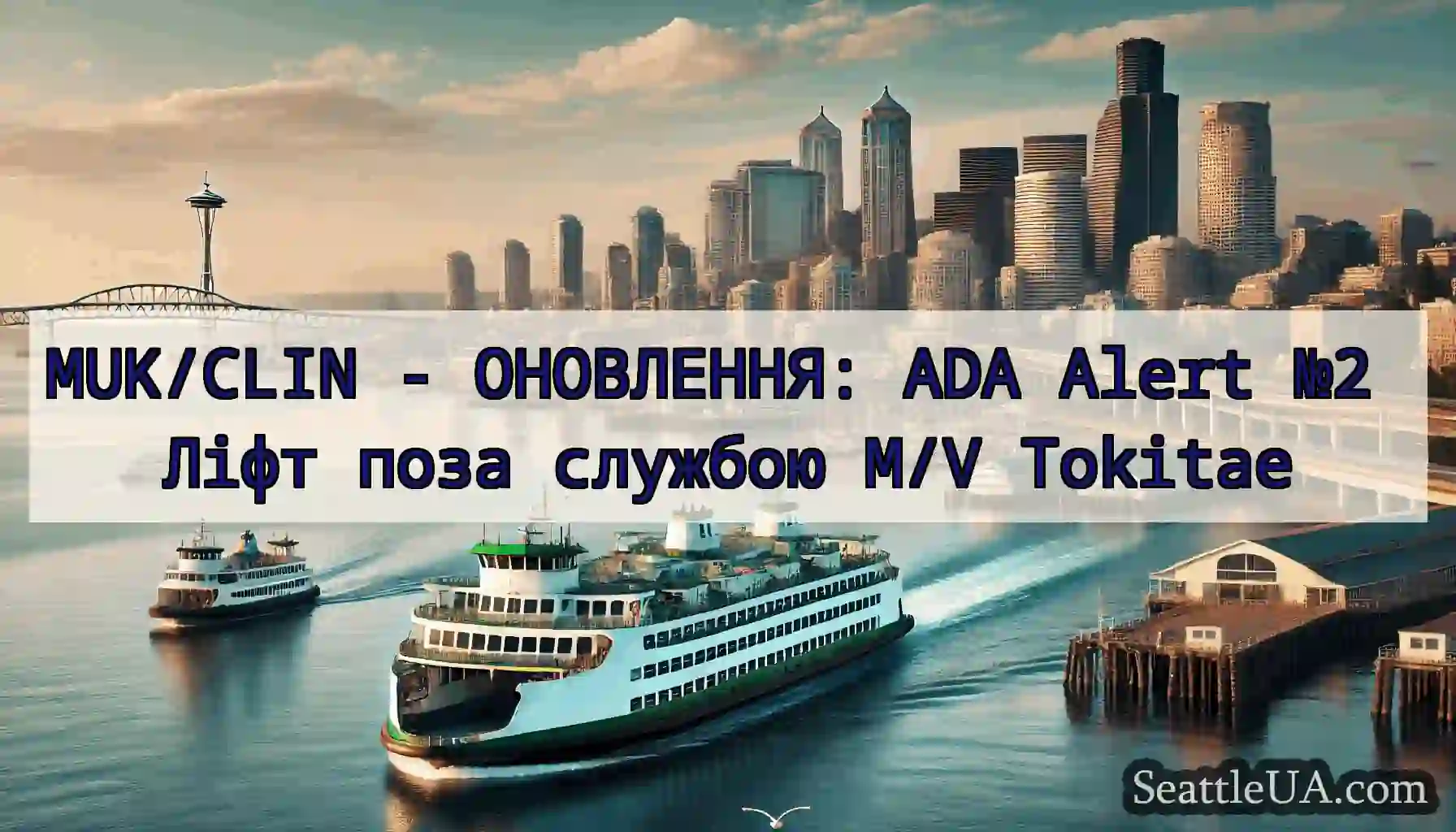 MUK/CLIN - ОНОВЛЕННЯ: ADA Alert №2 Ліфт поза