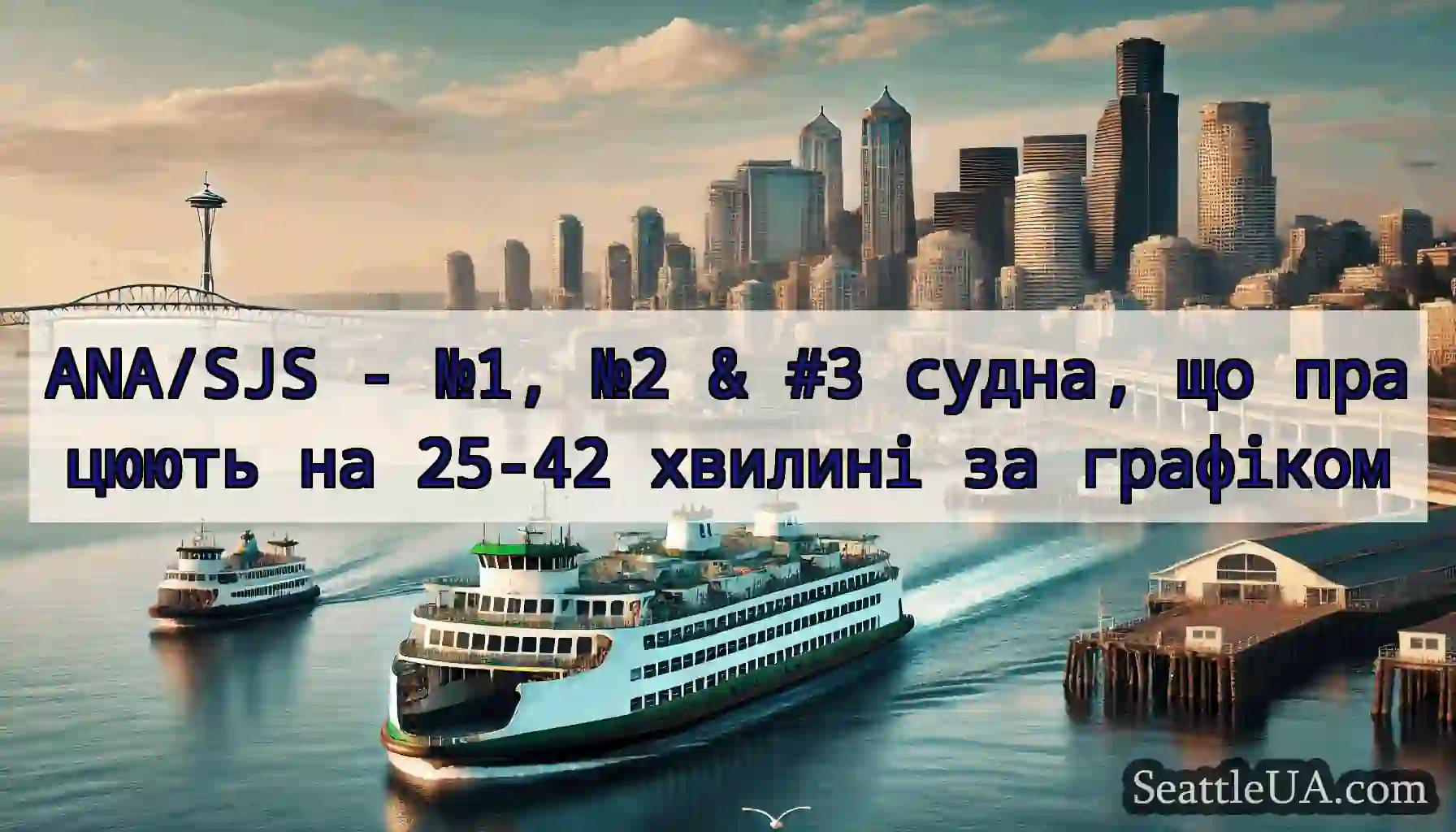 ANA/SJS - №1, №2 & #3 судна, що працюють на 25-42
