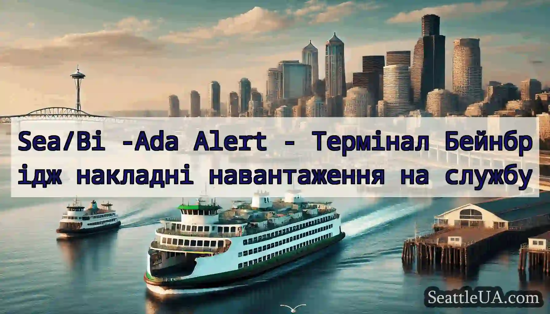 Sea/Bi -Ada Alert - Термінал Бейнбрідж накладні