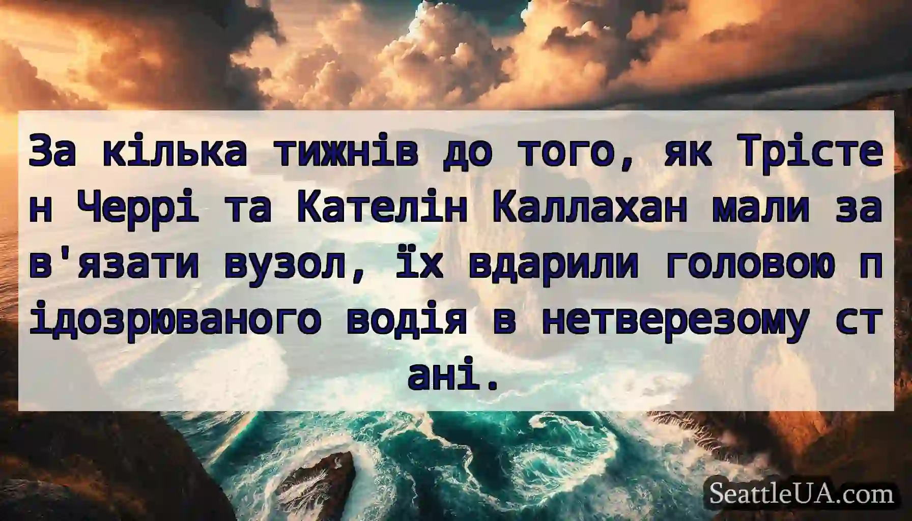 За кілька тижнів до того, як Трістен Черрі та