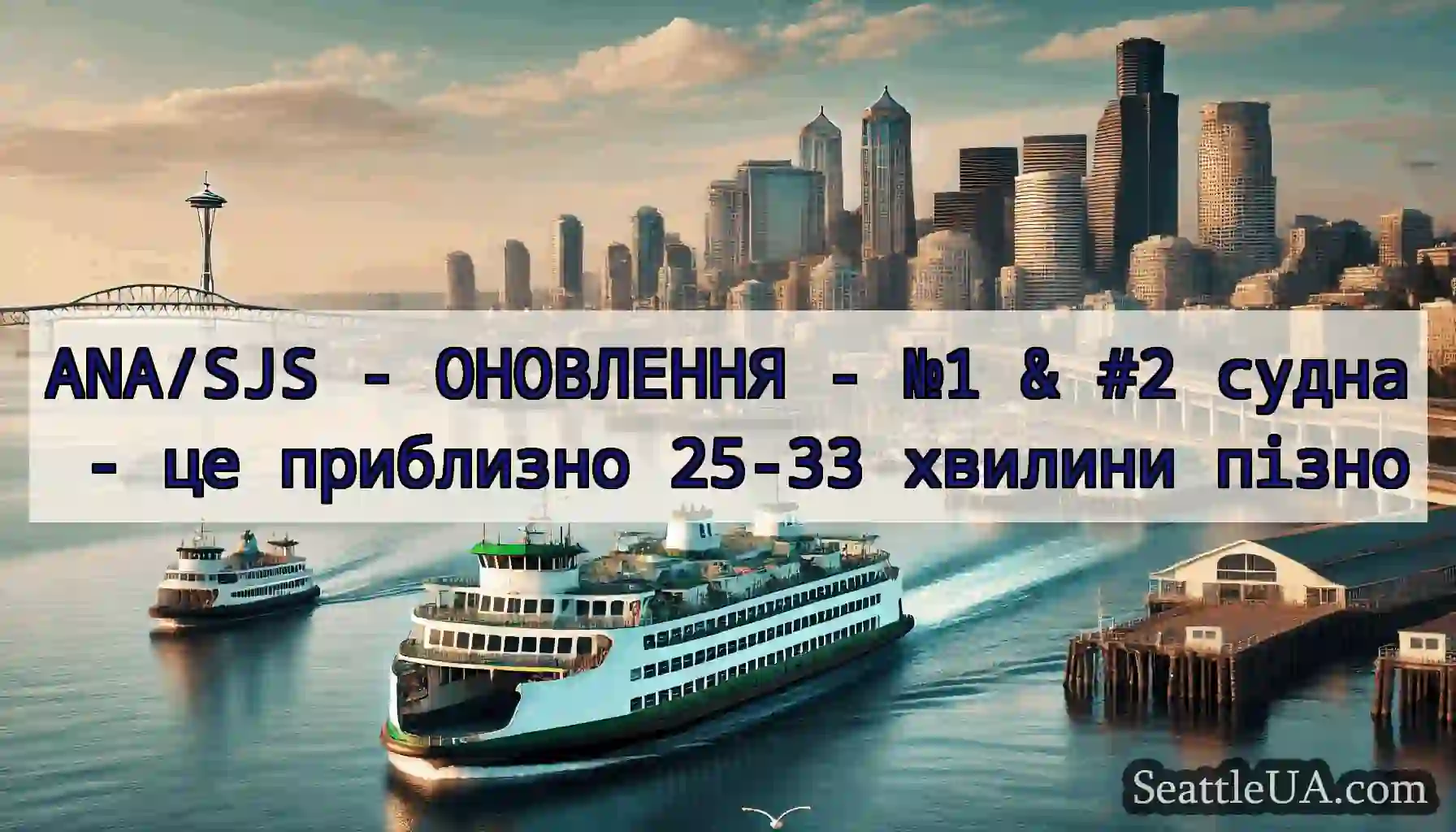 ANA/SJS - ОНОВЛЕННЯ - №1 & #2 судна - це