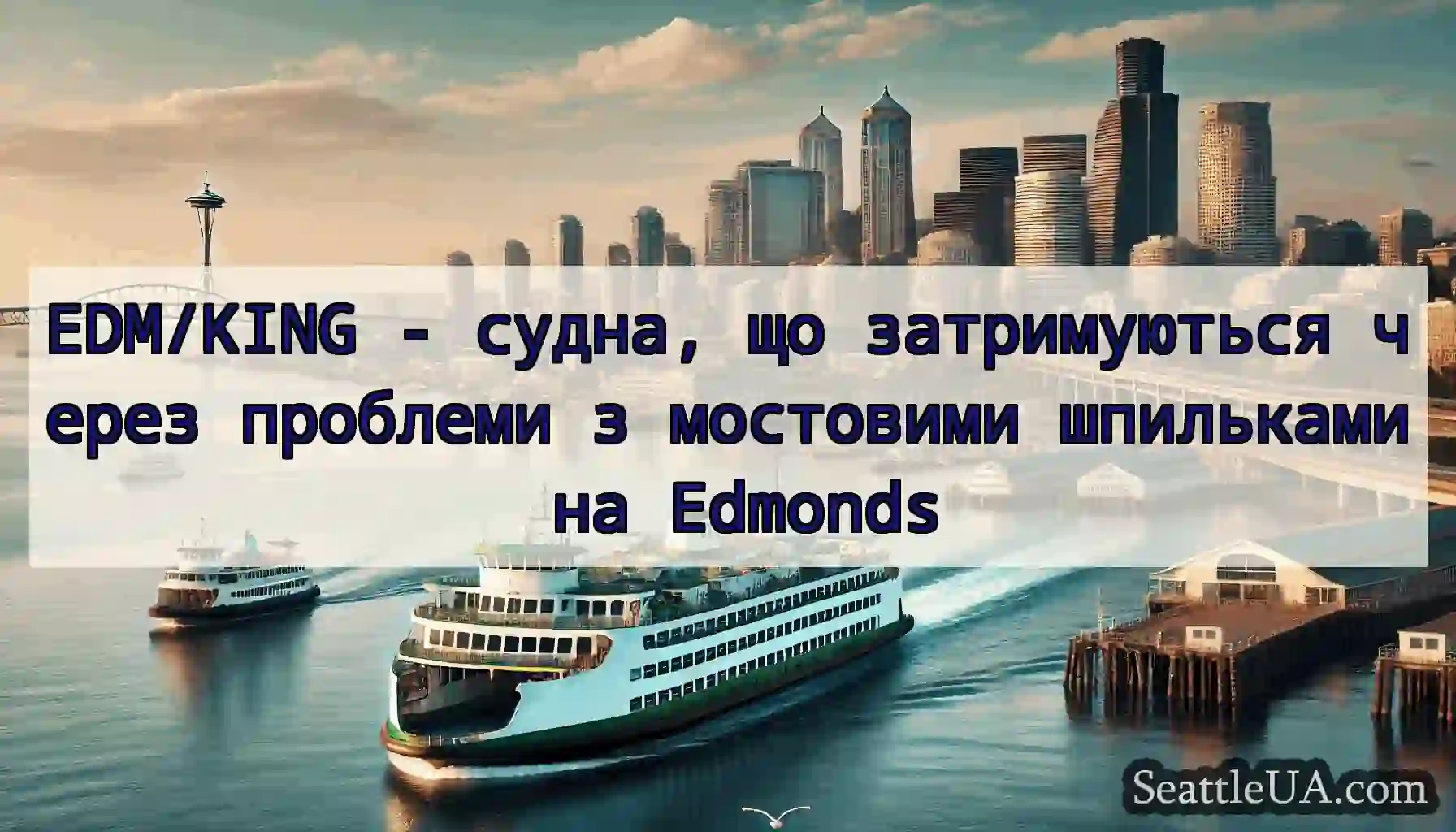 EDM/KING - судна, що затримуються через проблеми