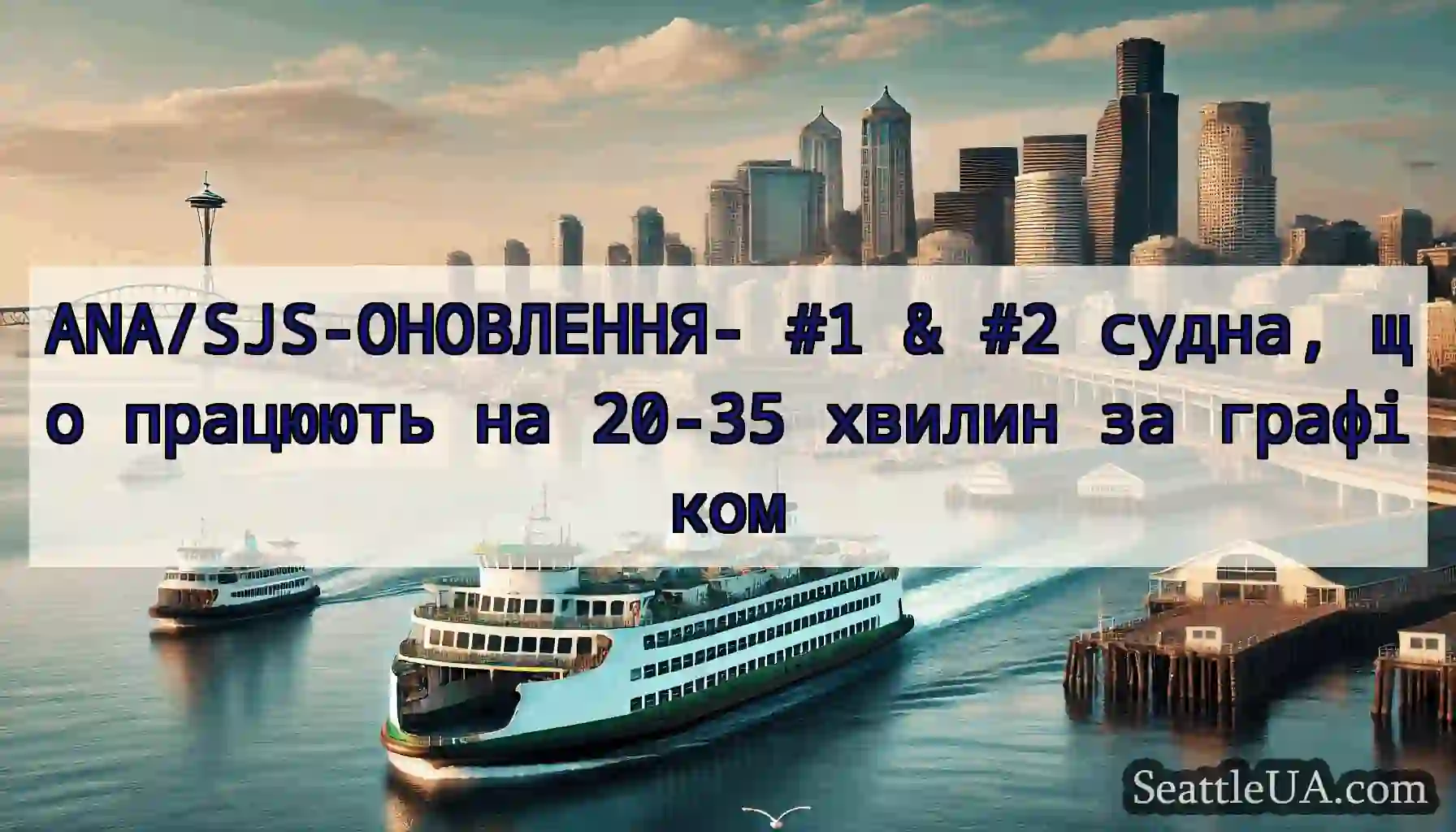 ANA/SJS-ОНОВЛЕННЯ- #1 & #2 судна, що працюють на