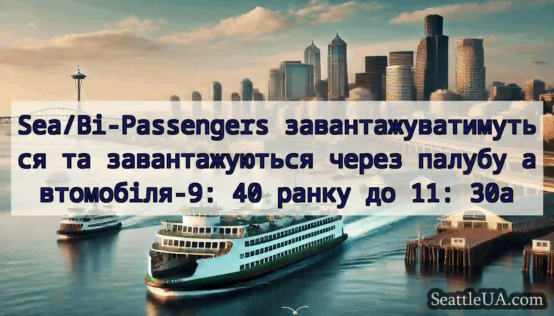 Sea/Bi-Passengers завантажуватимуться та