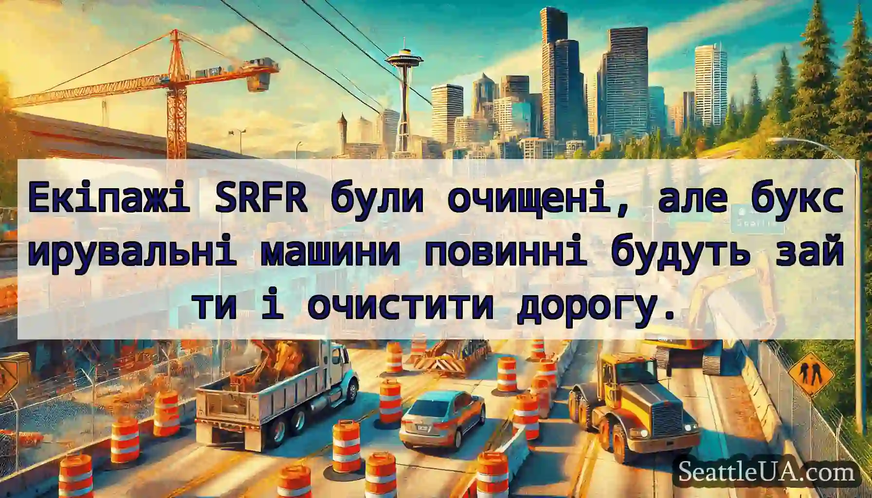 Екіпажі SRFR були очищені, але буксирувальні
