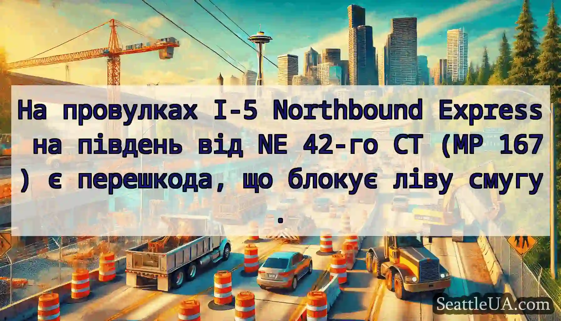 На провулках I-5 Northbound Express на південь