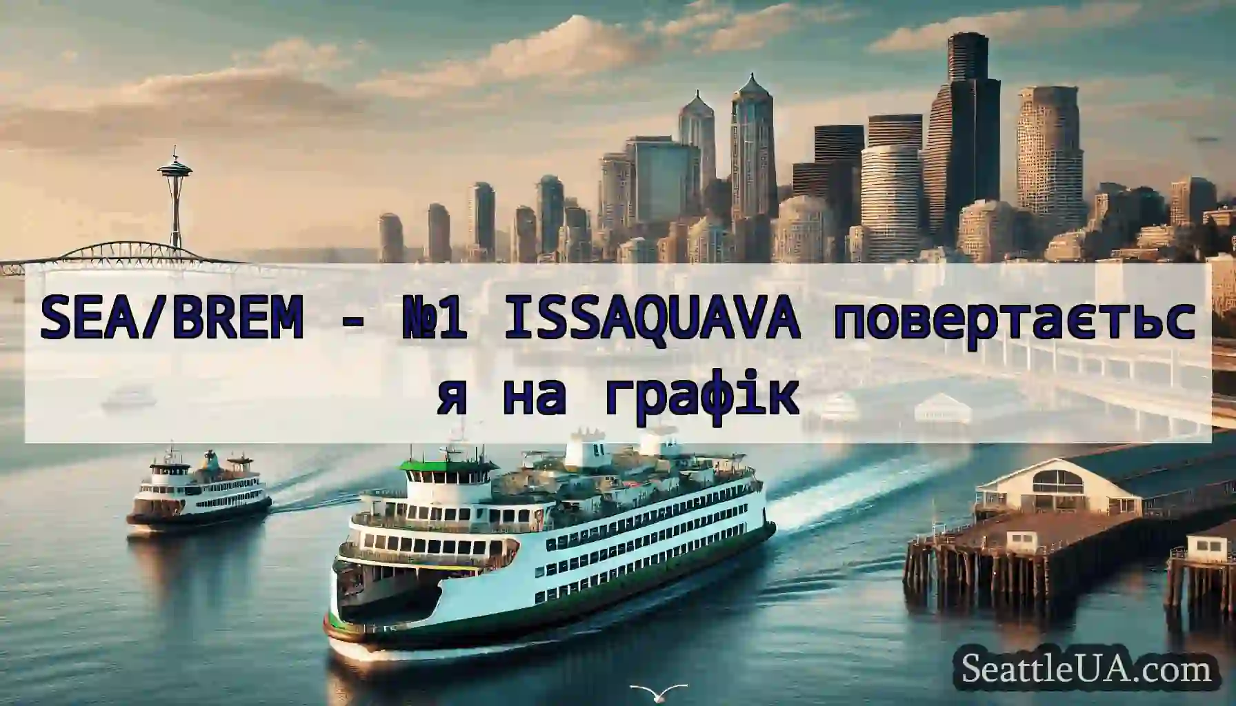 SEA/BREM - №1 ISSAQUAVA повертається на графік