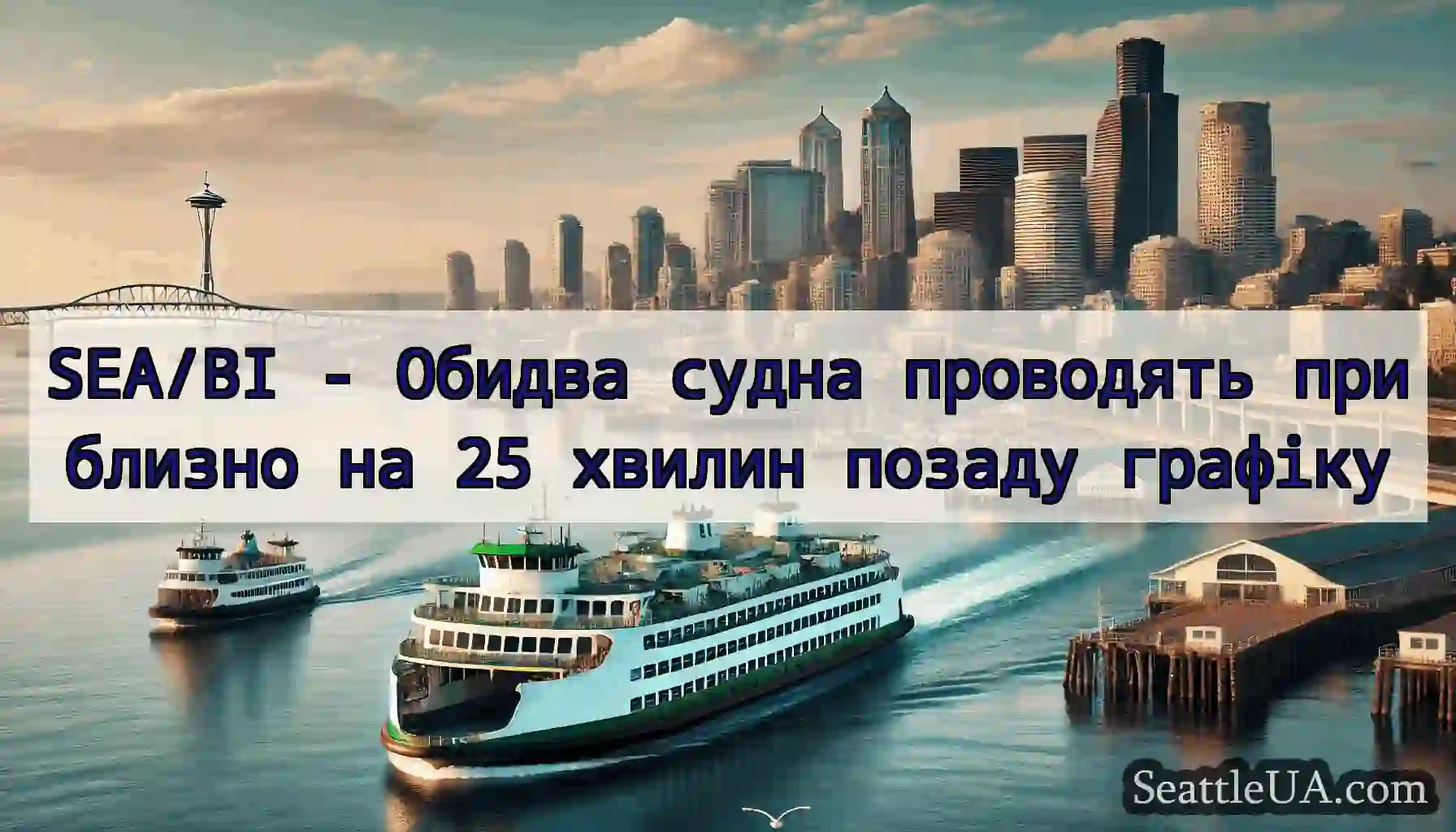 SEA/BI - Обидва судна проводять приблизно на 25