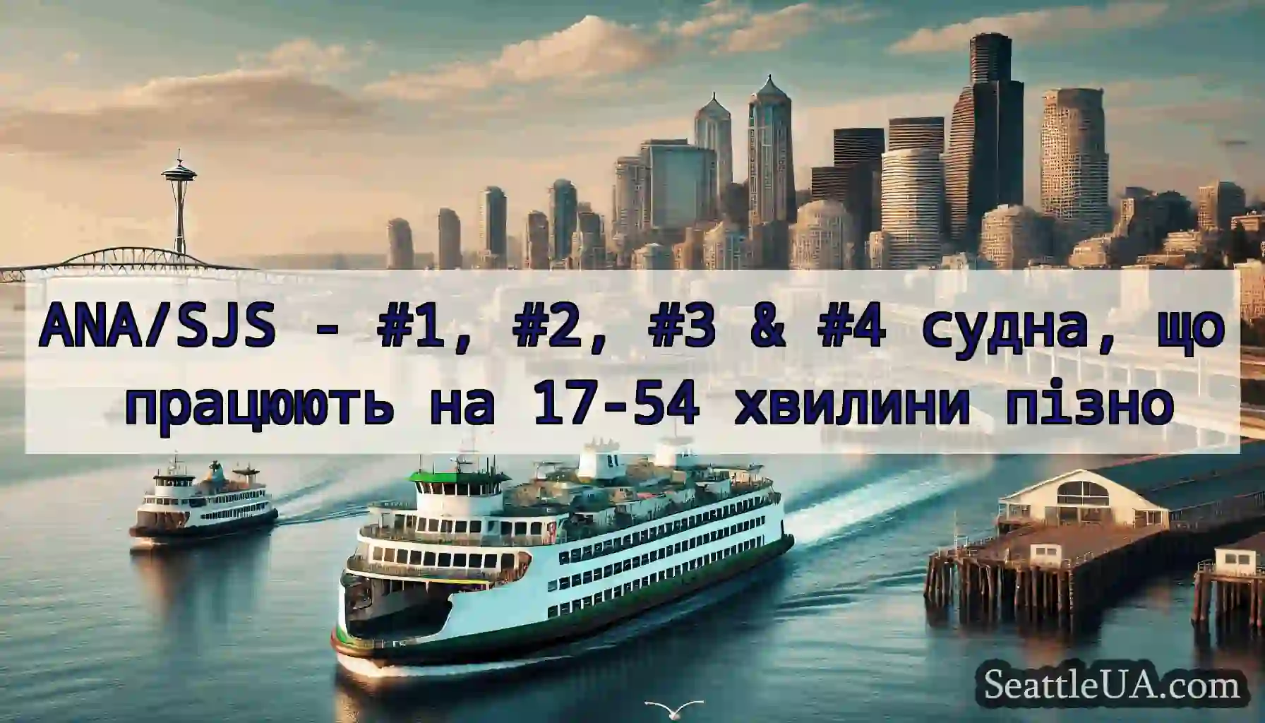 ANA/SJS - #1, #2, #3 & #4 судна, що працюють на