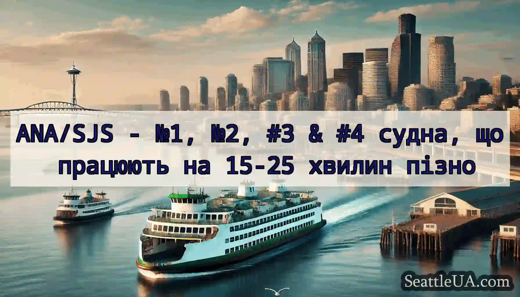 ANA/SJS - №1, №2, #3 & #4 судна, що працюють на