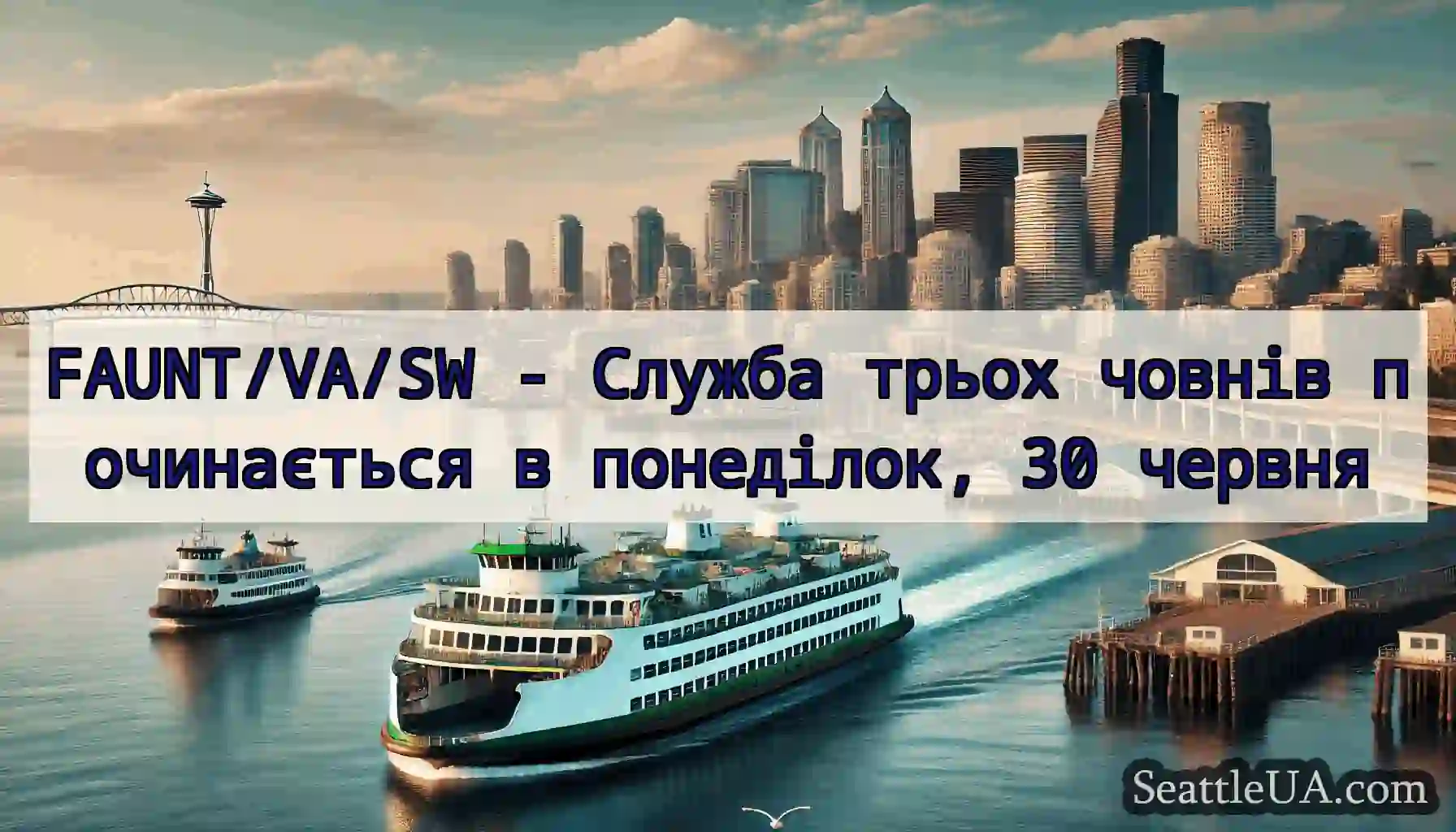 FAUNT/VA/SW - Служба трьох човнів починається в
