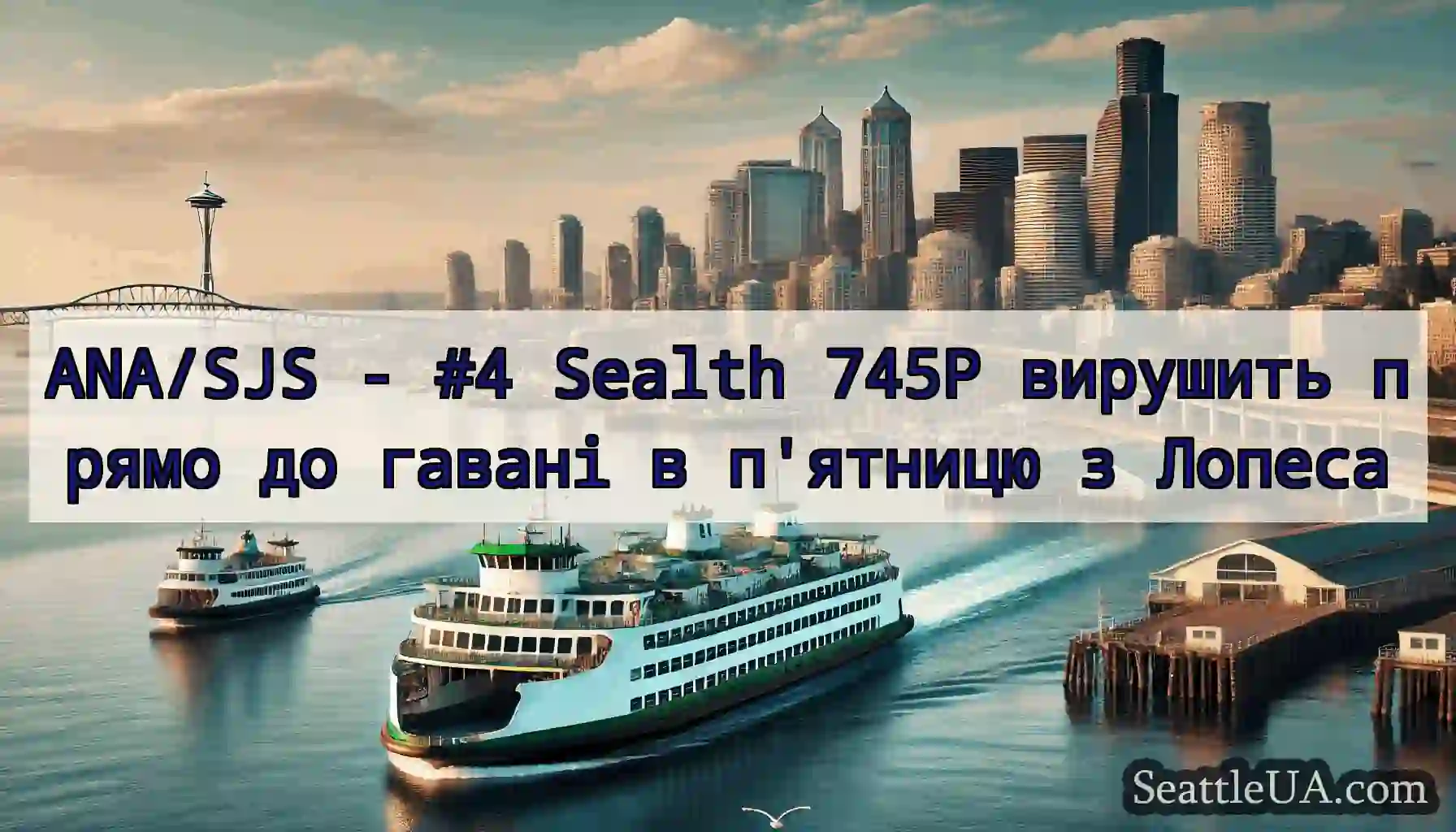 ANA/SJS - #4 Sealth 745P вирушить прямо до гавані