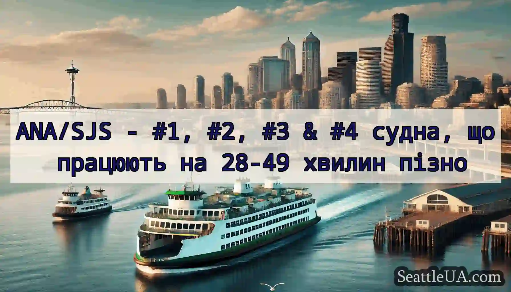 ANA/SJS - #1, #2, #3 & #4 судна, що працюють на