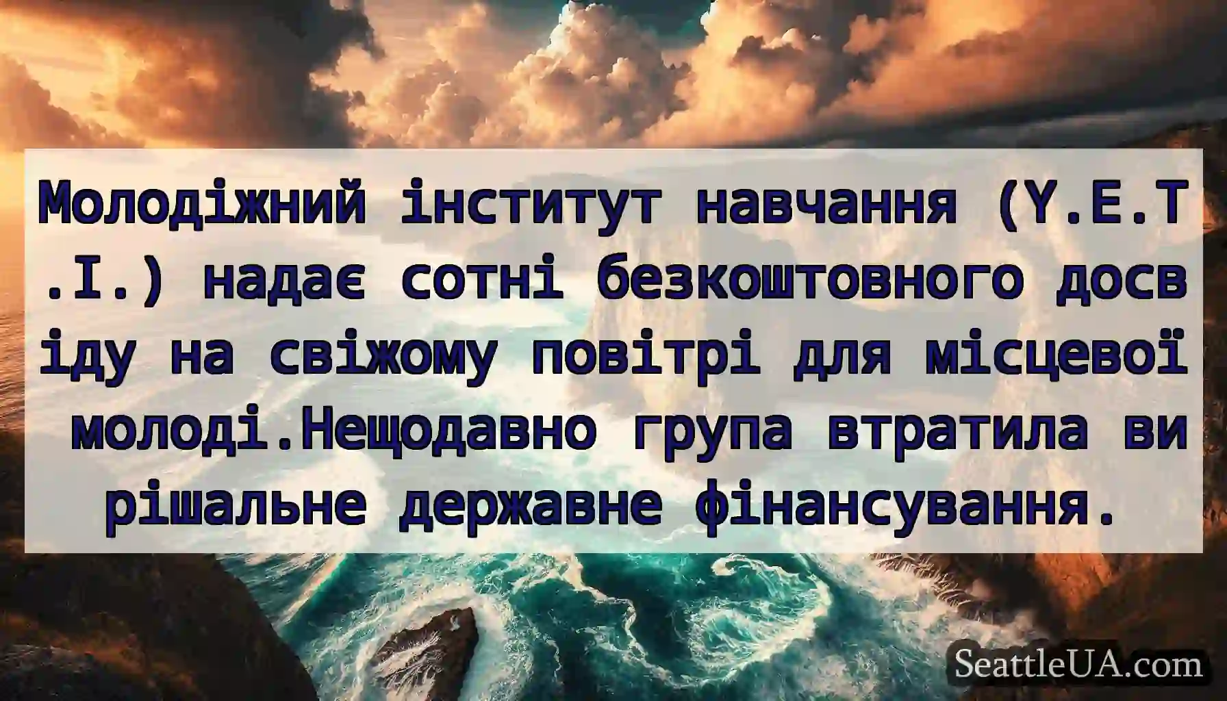 Молодіжний інститут навчання (Y.E.T.I.) надає