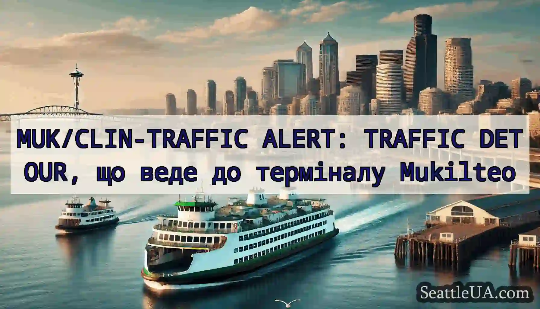 MUK/CLIN-TRAFFIC ALERT: TRAFFIC DETOUR, що веде