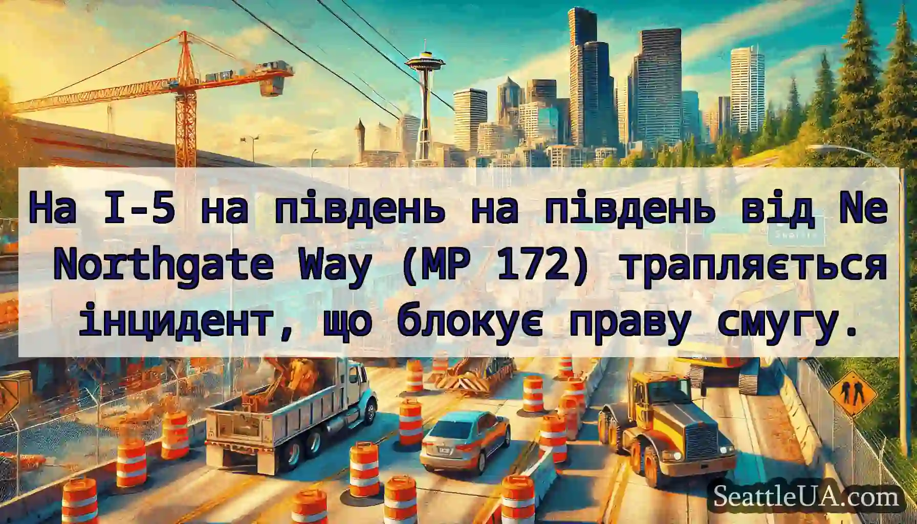 На I-5 на південь на південь від Ne Northgate Way