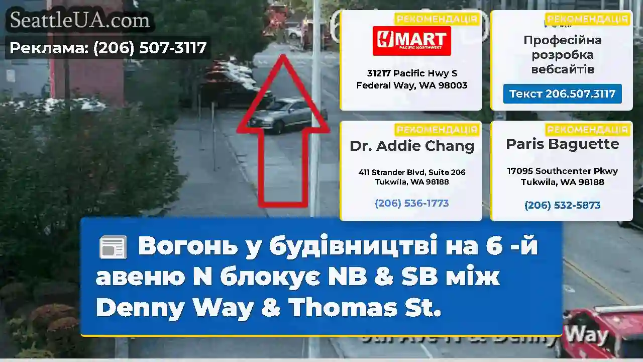 Вогонь у будівництві на 6 -й авеню N блокує NB &
