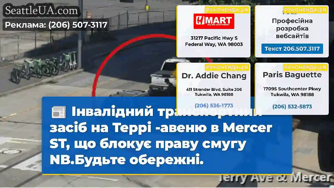 Інвалідний транспортний засіб на Террі -авеню в