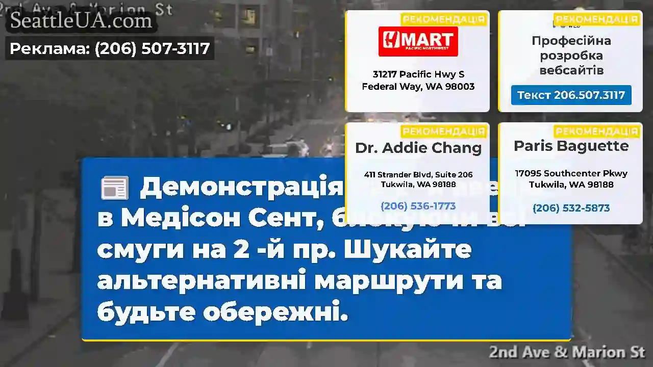 Демонстрація на 2 -й авеню в Медісон Сент,