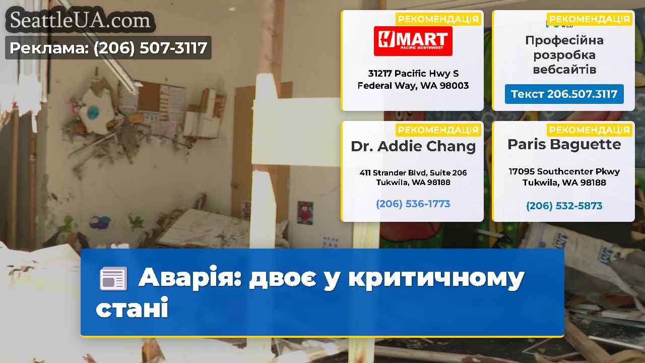 Аварія: двоє у критичному стані