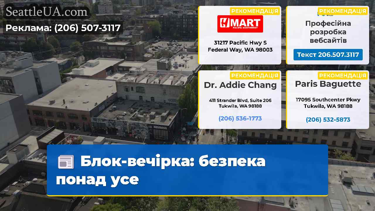 Блок-вечірка безпека понад усе