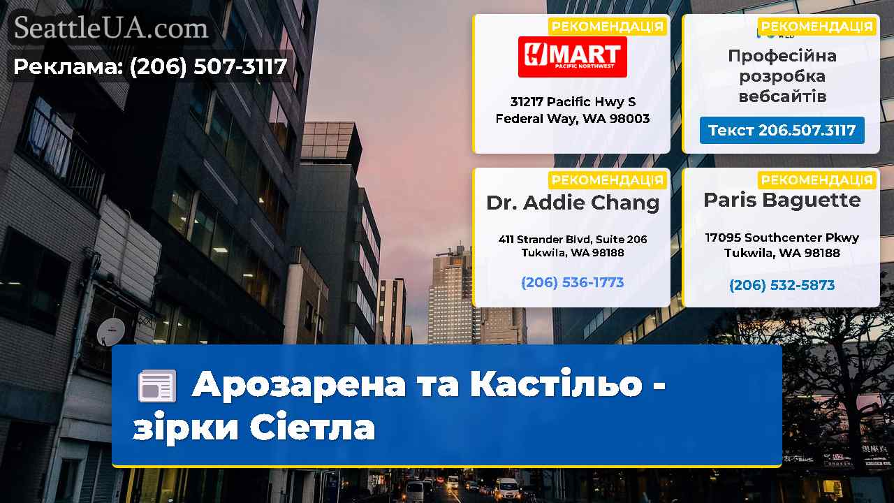 Арозарена та Кастільо – зірки Сіетла