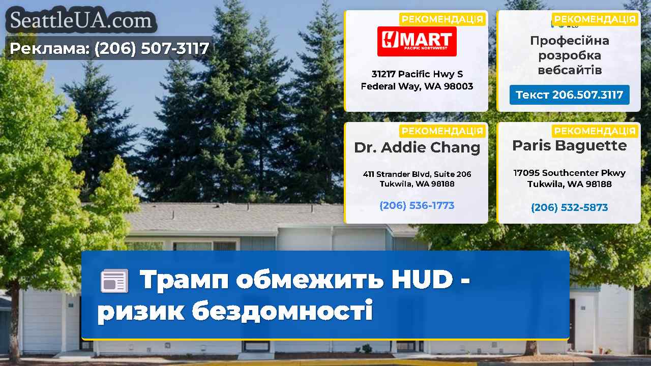Трамп обмежить HUD – ризик бездомності