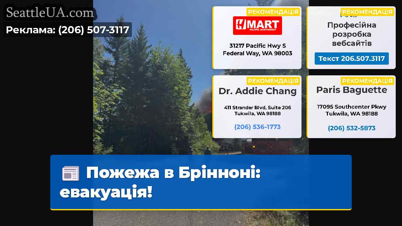 Пожежа в Брінноні: евакуація!
