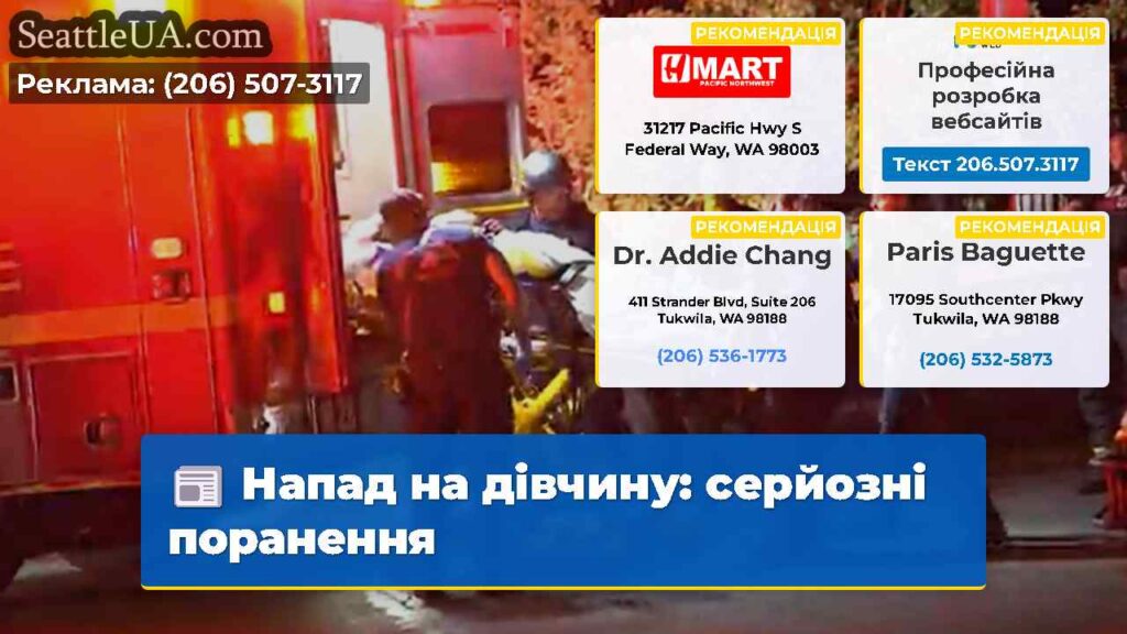 Напад на дівчину: серйозні поранення