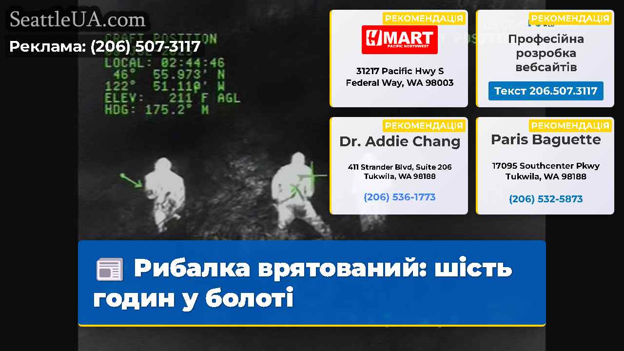Рибалка врятований шість годин у болоті