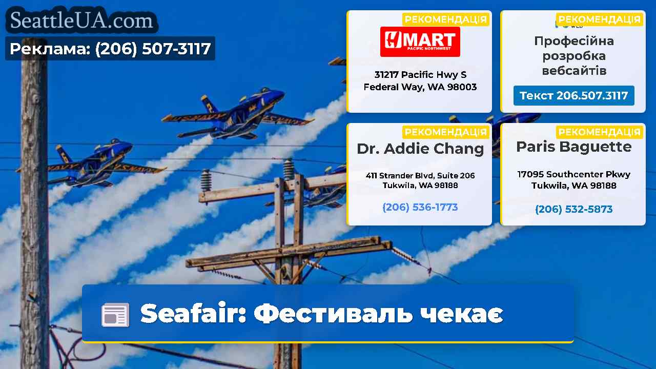 Seafair Фестиваль чекає