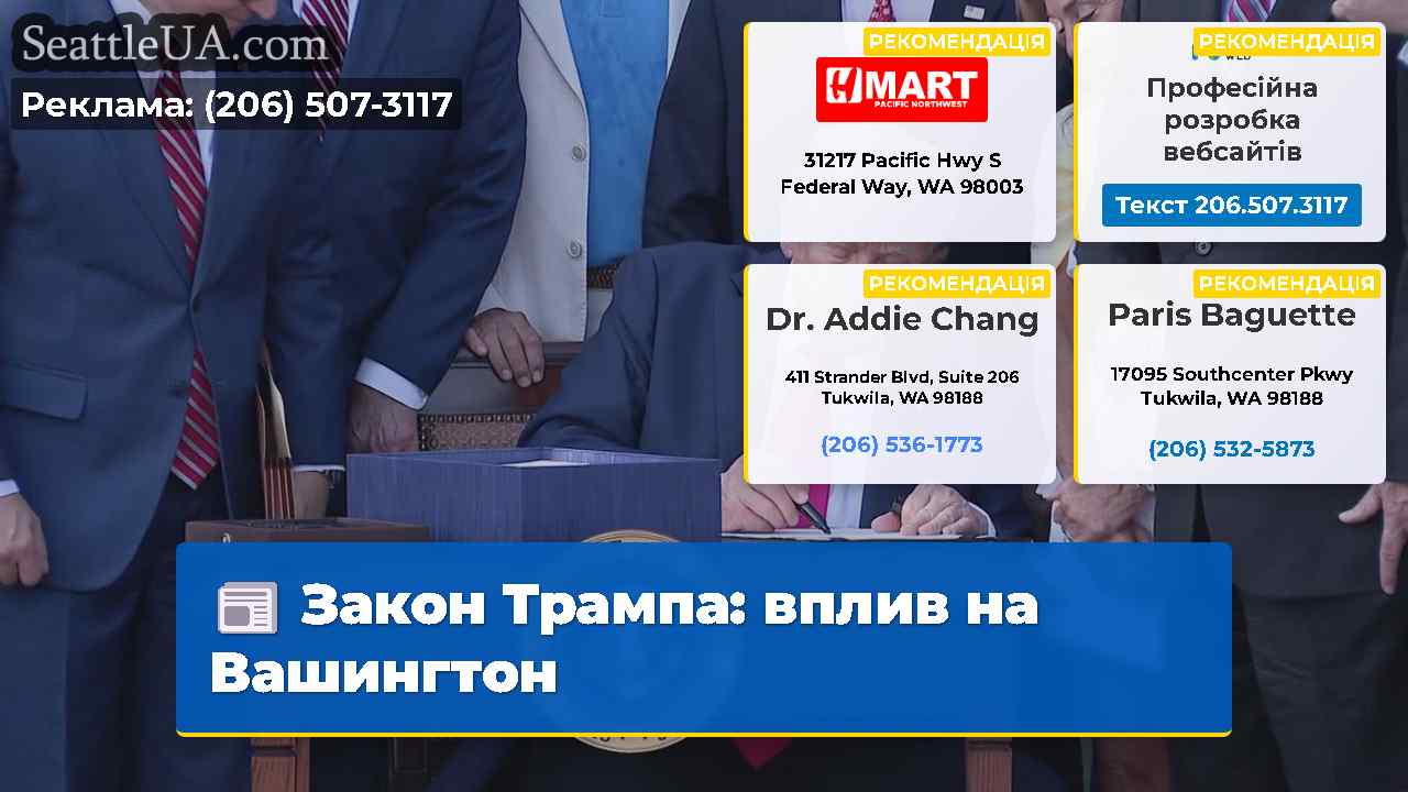 Закон Трампа: вплив на Вашингтон