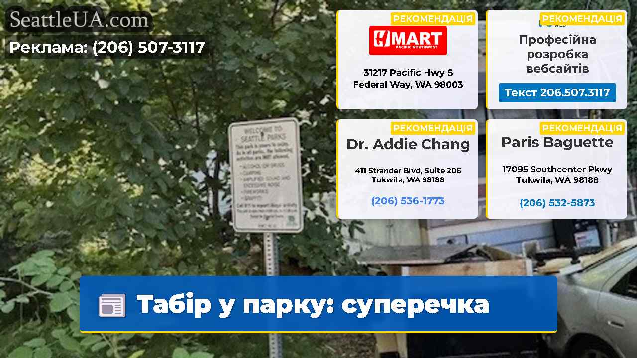 Табір у парку: суперечка