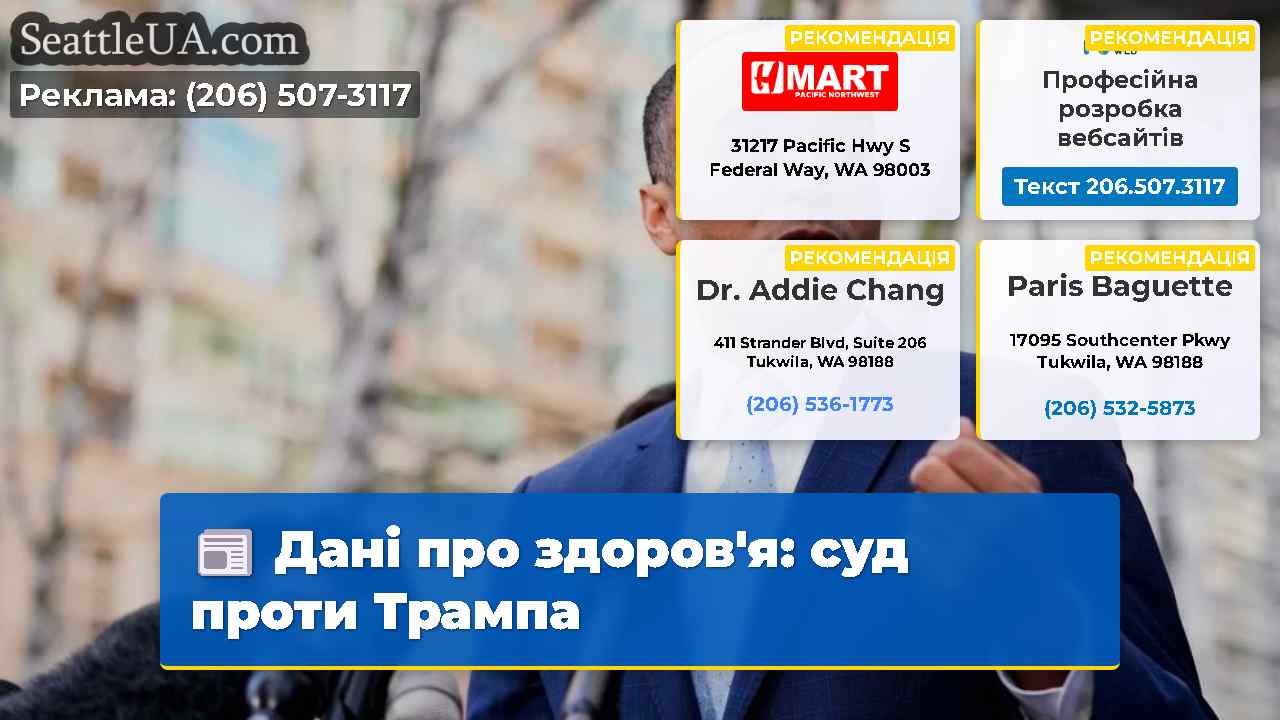 Дані про здоров'я: суд проти Трампа