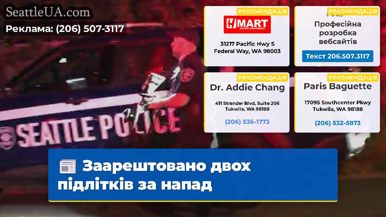 Заарештовано двох підлітків за напад