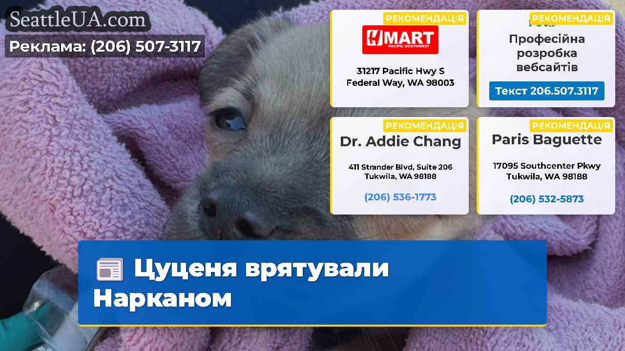 Цуценя врятували Нарканом