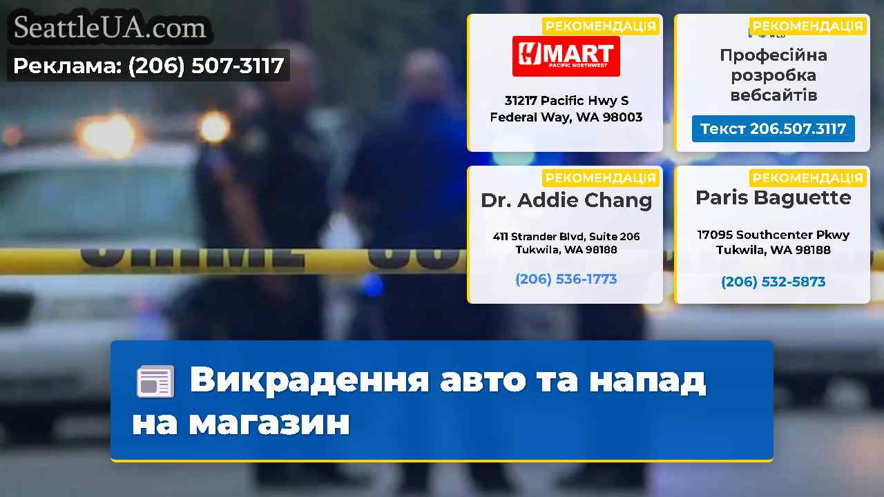 Викрадення авто та напад на магазин