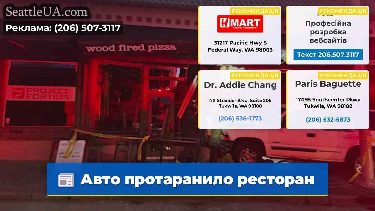 Авто протаранило ресторан