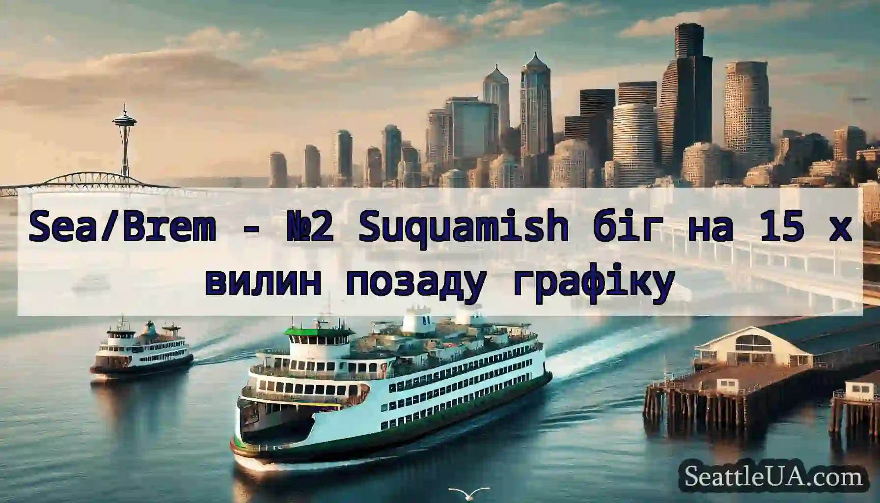 Sea/Brem - №2 Suquamish біг на 15 хвилин позаду